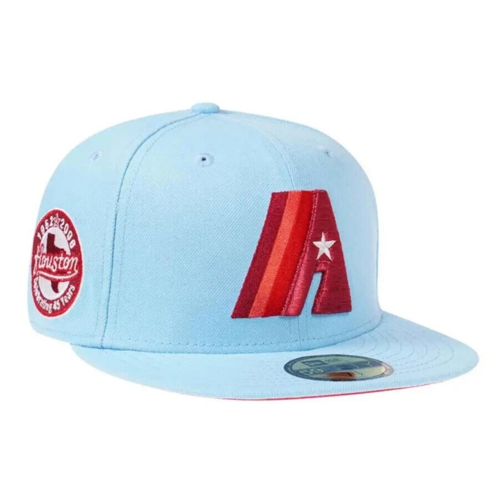 New Era Houston Astros 59FIFTY MLB Iced Lava 45th Anniversary Fitted Hat 7 1/4